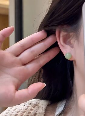 姿茉铜合金新中式女不过敏耳钉