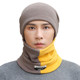 Compre uno y llévese otro gorro tipo bufanda con terciopelo y engrosamiento para el invierno