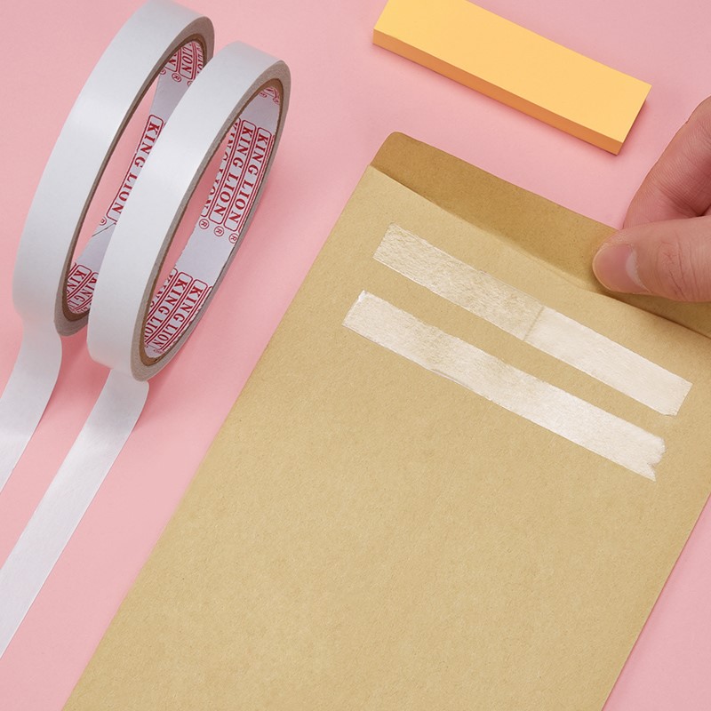 White Super Strong Double Sided Adhesive Tape Paper thin - 图2