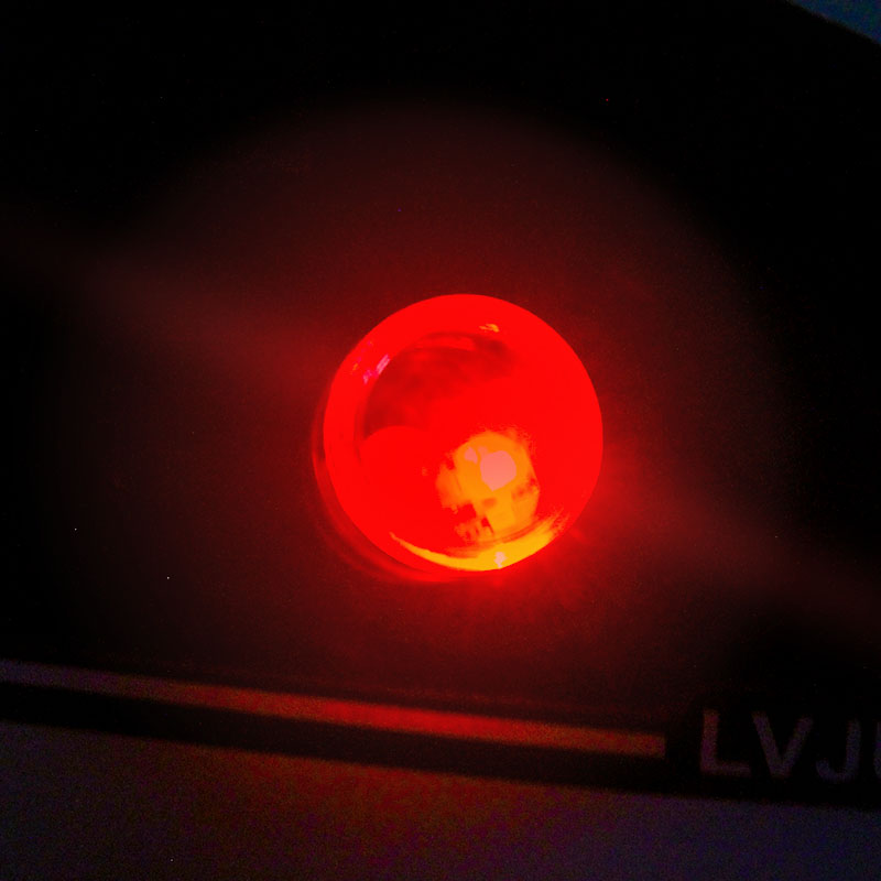 电动车震动发光防追尾红蓝爆闪灯免接线摩托车震动警示闪光震动灯 - 图1