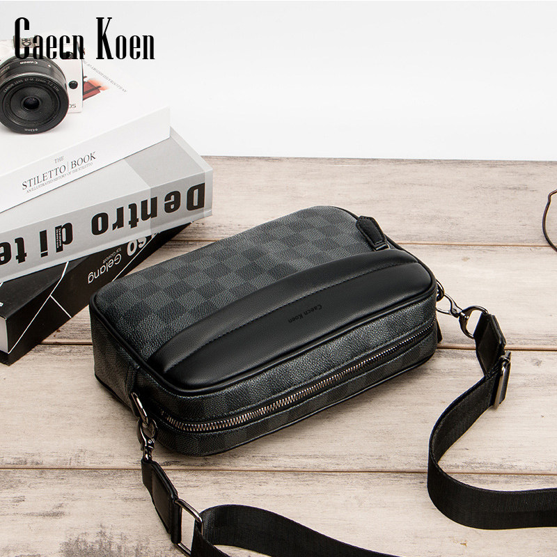 ck单肩包男斜跨手机运动男士包包 琉璃苣箱包男士包袋