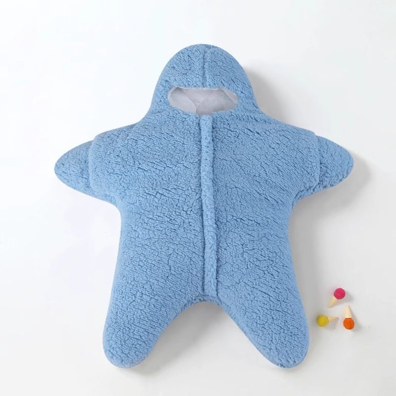 婴儿防踢被宝宝睡袋秋冬夹棉加厚保暖派大星新生儿海星抱被连体衣,淘宝优惠券,粉丝福利购,淘宝优惠卷