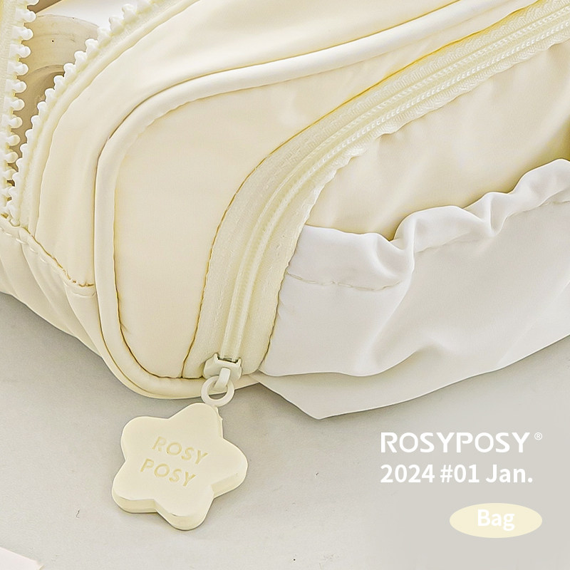 「奶油星星色！抽绳笔袋结构战士」Rosyposy柔设ins收纳文具学生,淘宝优惠券,粉丝福利购,淘宝优惠卷