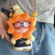 Street Girl Shark Hand Sandwich Star Person Mobile Phone Back Clip Diagonal Lanyard Adjustable Cute Plush Doll Gift