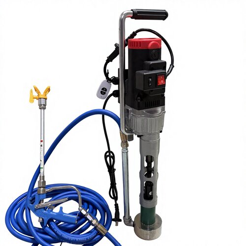 新款DIY小钢炮手提便捷高压喷涂机多功能腻子防水涂料水泥喷漆机 - 图3