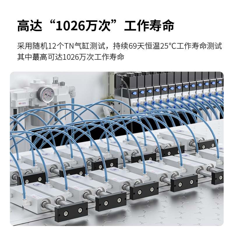 台氣山耐斯双杆气缸TN双轴小型气缸10*16*20*25*32x10x20x30气动-图3