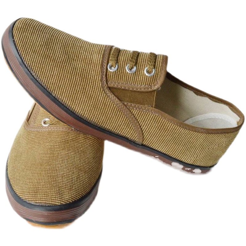 春秋款牛筋底布鞋单鞋劳作干活鞋男轻便透气防滑软底中老年爸爸鞋,淘宝优惠券,粉丝福利购,淘宝优惠卷