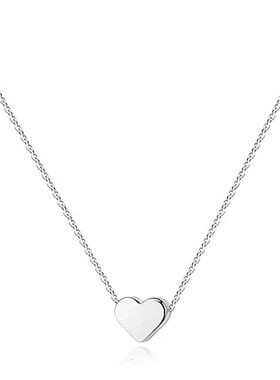 K Gold Plated Heat Necklace |Silve Plated Necklace Cute