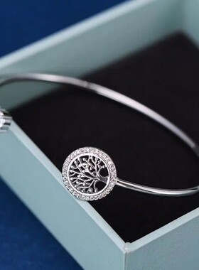 Shiny Zircon Stone Bracelet Tree Of Life Bracelets For