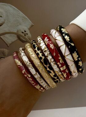 Coloful Sta Cystal Beads Chistmas Multi Element Bacelets fo
