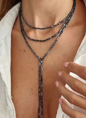IngeSight.Z Boho Sexy Simple Geometic Pendant Choke