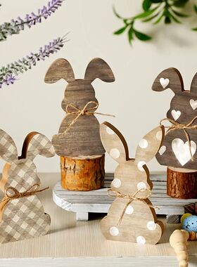 Decorative Plaque & Statues 1pc,Easter Home Decoration