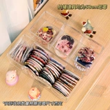 Акриловая коробка для хранения, прозрачный стенд, значок, защитный чехол, подвеска