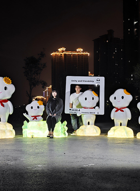 户外卡通星星儿童人物雕塑景区游乐场学校幼儿园创意发光装饰摆件
