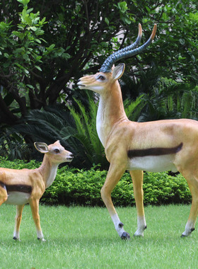 大型仿真藏羚羊别墅美陈园林景观