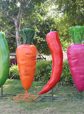 田园风玻璃钢植物西红柿苹果摆件