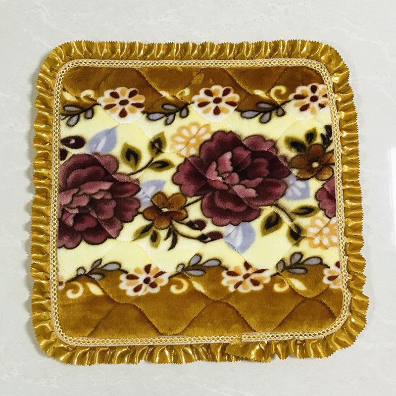 加厚毛绒坐垫冬季保暖屁股坐垫防滑椅子垫家用沙发餐桌椅凳子坐垫