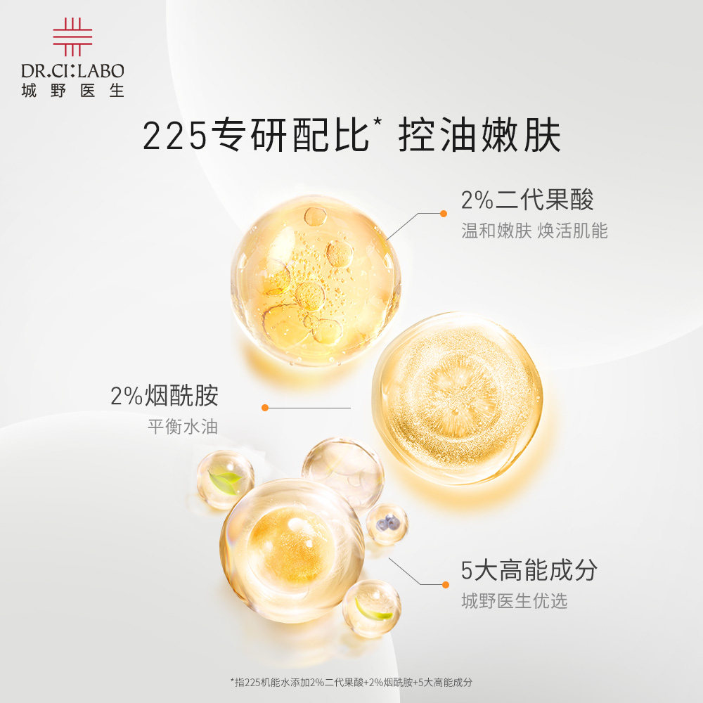 城野医生果酸精华水225机能爽肤水 drcilabo化妆水/爽肤水