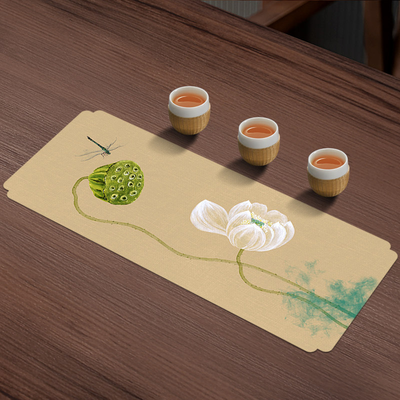 棉麻小茶席禅意桌旗茶具布艺茶几茶桌防水茶巾中式干泡台茶垫杯垫,淘宝优惠券,粉丝福利购,淘宝优惠卷