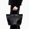 Armani zippered tote bag for women