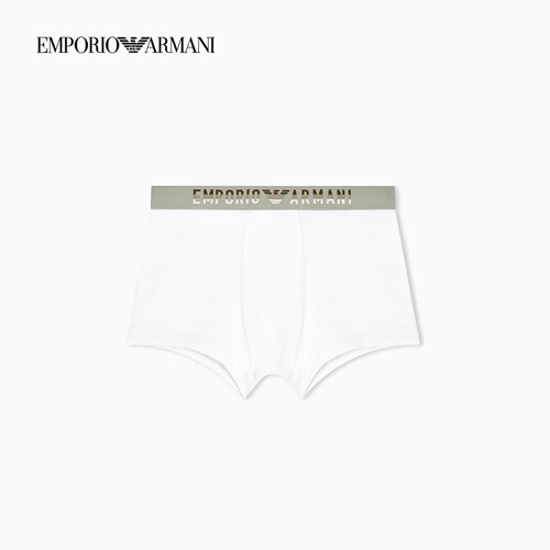 EMPORIO ARMANI/阿玛尼26年春夏新款男士弹力莫代尔平角内裤官方 - 图1
