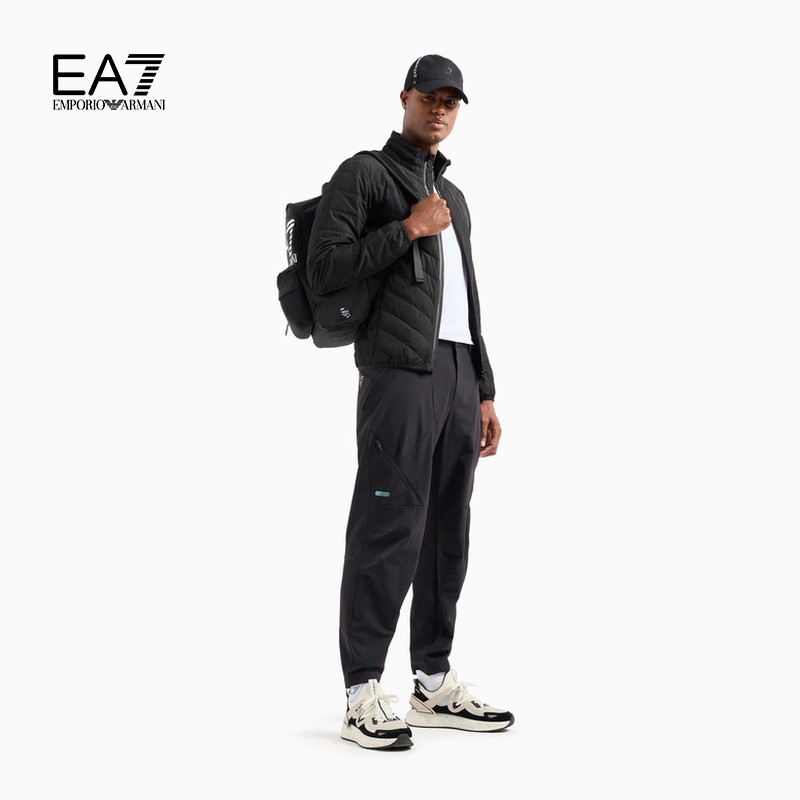EMPORIO ARMANI/阿玛尼EA7/秋冬男90白鸭绒轻薄短羽绒服外套官方 - 图1