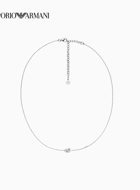 阿玛尼女士立体绳结鹰标细款项链