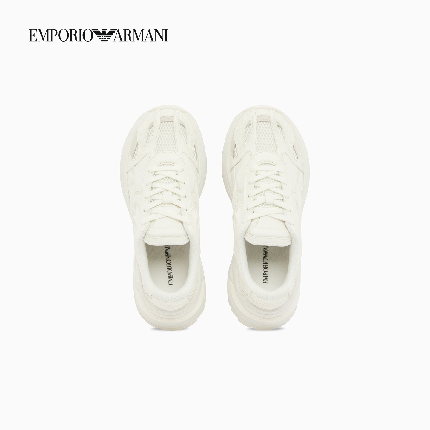 【新年礼物】EMPORIO ARMANI/阿玛尼春新款男网布厚底运动休闲鞋,淘宝优惠券,粉丝福利购,淘宝优惠卷