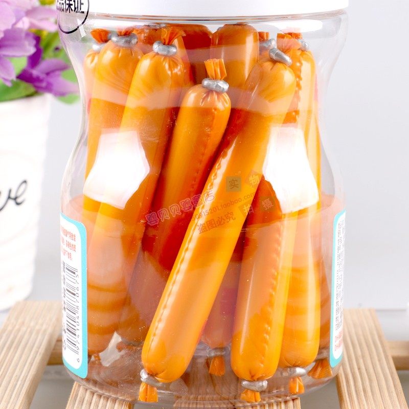 倍可爱DHA藻油鳕鱼肠150克*3罐组合装原味鲜虾玉米味儿童休闲食品,淘宝优惠券,粉丝福利购,淘宝优惠卷