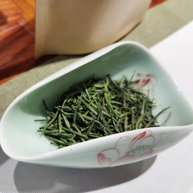 湄潭翠芽绿茶2022新茶毛尖雀舌茶云雾贵州茶叶锌硒茶一级250g袋装