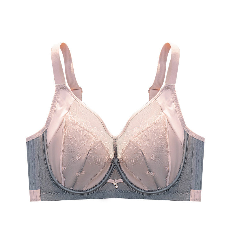 6679大码内衣超薄杯兔耳朵大胸显小上托防垂收副乳聚拢蕾丝文胸,淘宝优惠券,粉丝福利购,淘宝优惠卷