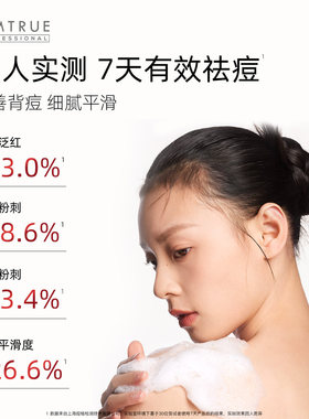 且初果酸沐浴露PRO祛痘水杨酸平滑嫩肤去角质身体乳