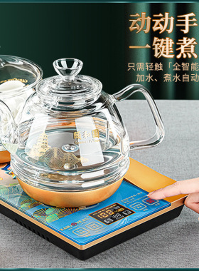 金灶涌泉玻璃壶电热水壶