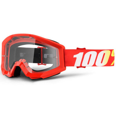 100% goggles with 100% strata coating for fast drop
