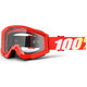 100% goggles with 100% strata coating for fast drop