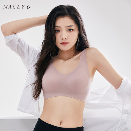 美背内衣2026新款爆款大胸显小薄款文胸防下垂聚拢收副乳背心胸罩 - 图0