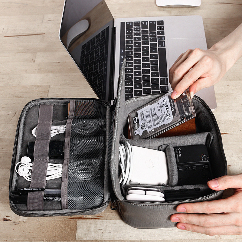 男多功能便携帆布时尚个性包整理袋 新番祖天喆男士包袋