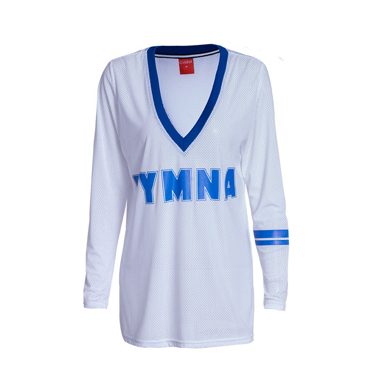 gymna复古校园风运动长袖网洞速干训练健身休闲上衣T恤春长款女,淘宝优惠券,粉丝福利购,淘宝优惠卷