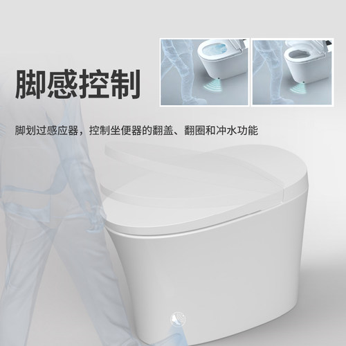 金牌卫浴GOLD S95Q轻智能 感应翻盖 KA（不含安装）RF3195Q - 图1