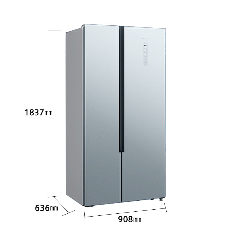 SIEMENS/西门子502L晨雾灰风冷无霜纤薄对开门冰箱KX50NA43TI-图2