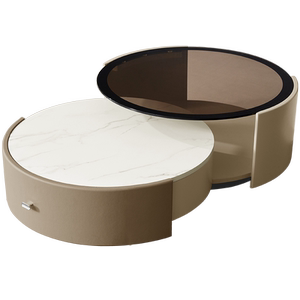 【达人推荐】顾家家居现代简约茶几角几电视柜组合小户型客厅7057