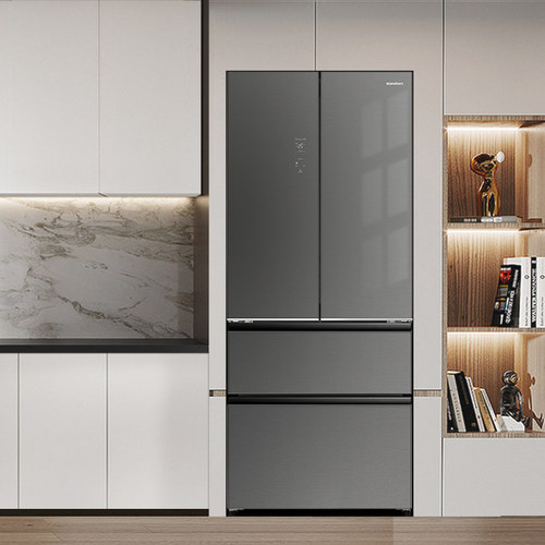 容声平嵌BCD-456E30FZGAX彩晶法式四门[海鲜冰箱&-31度深冷] - 图1