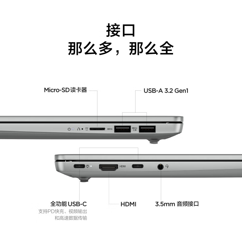 联想小新16 锐龙R5-7530u 超能本2023款轻薄笔记本电脑商务办公大学生便携本 - 图3