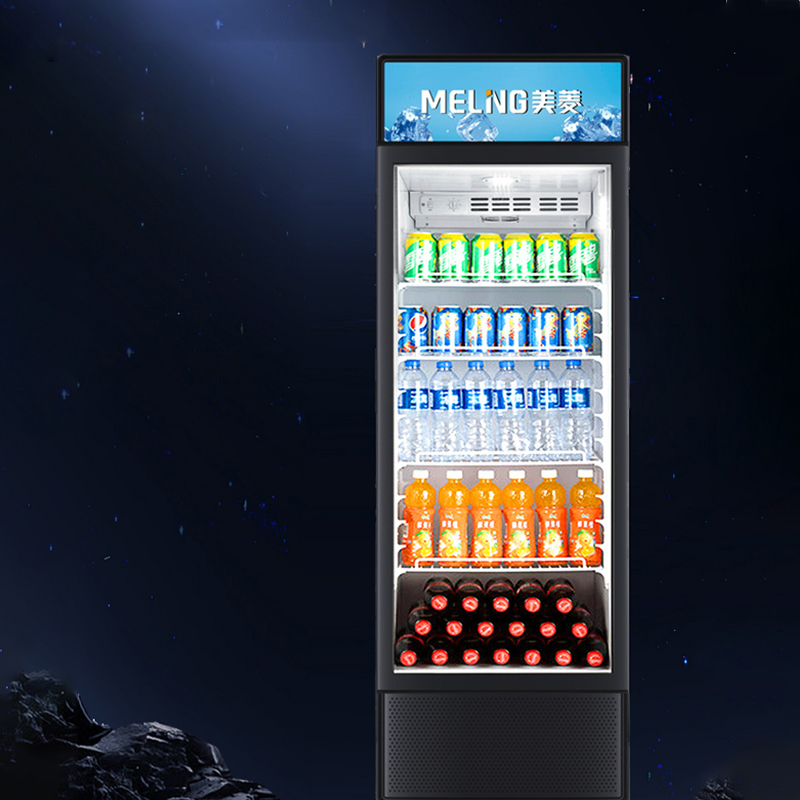 美菱SC-239LHM冷藏保鲜展示柜商用立式单门饮料柜便利店超市冰柜 - 图1