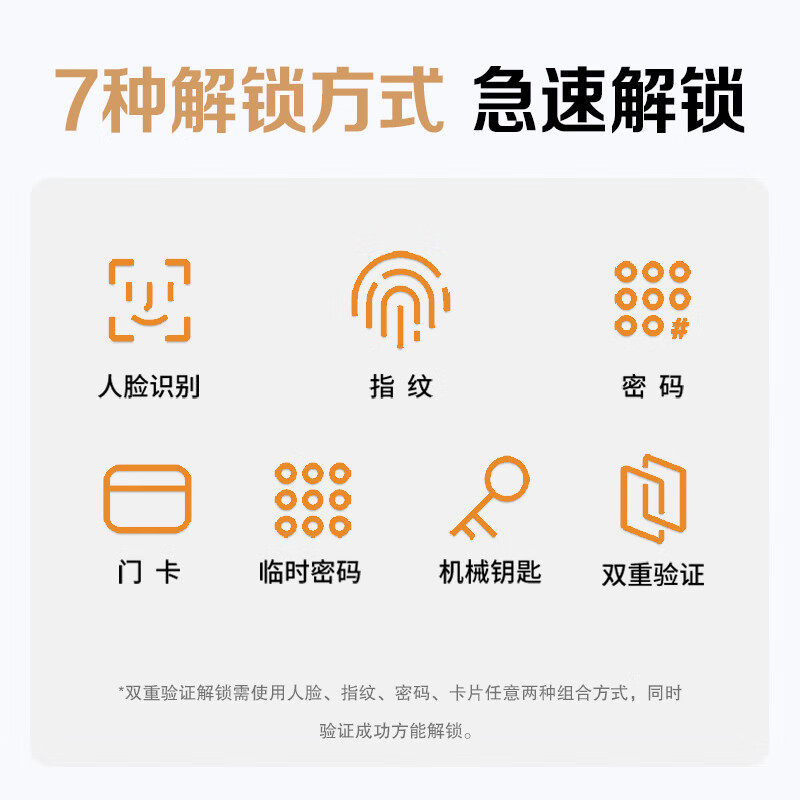 凯迪仕(KAADAS) Q6F 3D人脸识别指纹锁电子锁密码AI智能门锁 凯迪仕(KAADAS) Q6F 3D人脸识别指纹锁电子锁密码AI智能门锁