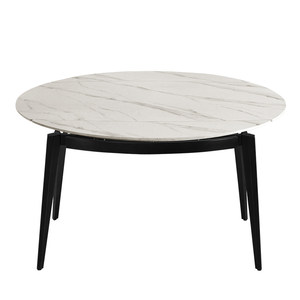 顾家家居现代简约岩板餐桌方圆可变小户型省空间餐桌7127