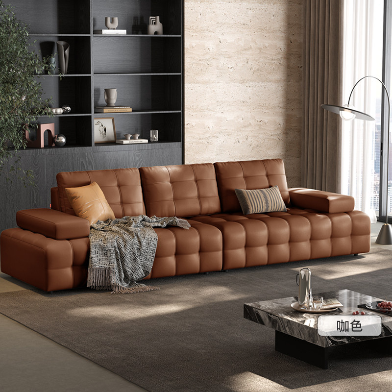 顾家家居KUKA劳伦斯真皮沙发头层牛皮意式复古风极简沙发YG.1577,淘宝优惠券,粉丝福利购,淘宝优惠卷