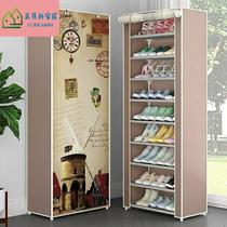Shoe rack Domestic indoor good looking stainless steel with dust cover Shoe cabinet oxford Buga thick reinforced with pull chain doorway
