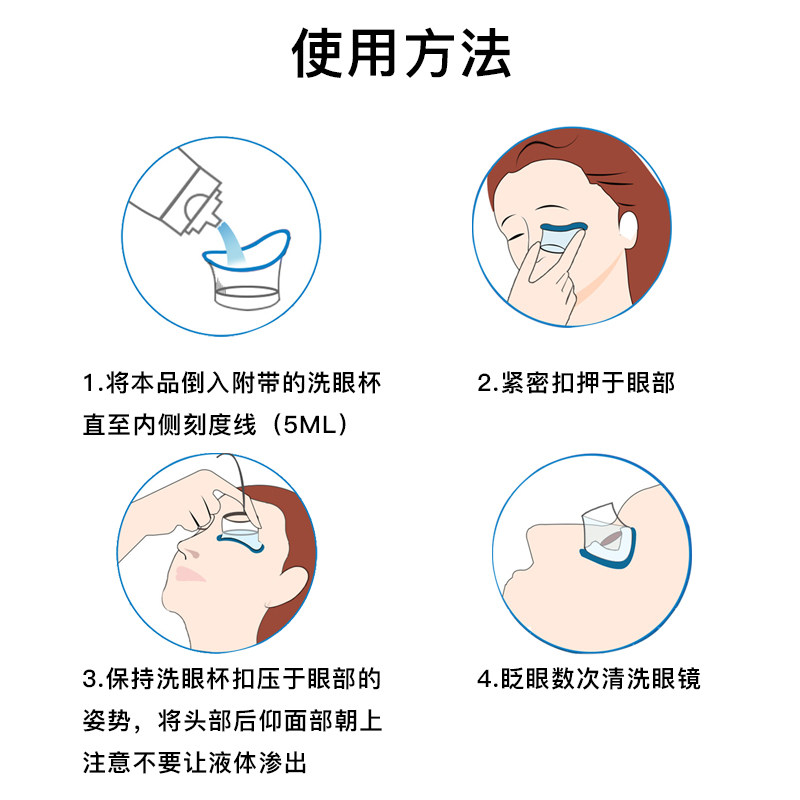 正品眼睛洗眼液女清洁眼部护理液 冰冰医疗器械面部健康