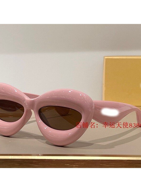 2023款欧美奢华男女走秀嘻哈个性太阳眼欧洲站网红街拍旅游猫墨镜
